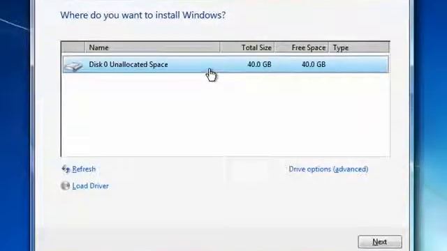 Installing Windows to a partition смотреть онлайн