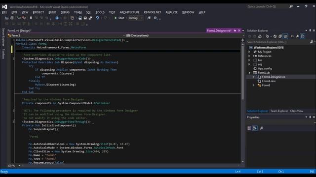 VB.Net How to use Winforms Modern UI смотреть онлайн