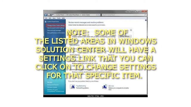 How to Change the Action Center Message Settings in Windows 7 смотреть онлайн
