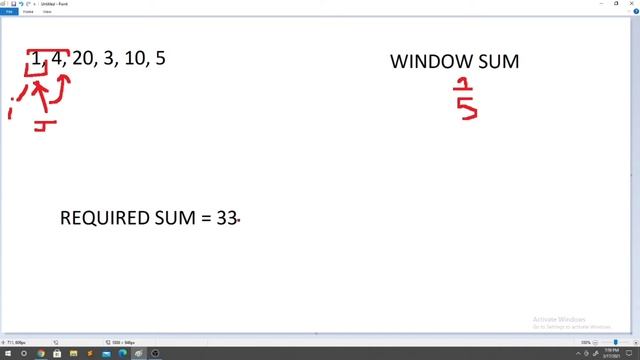 Subarray sum equal to given sum | Sliding Window Technique | DSA Tutorial смотреть онлайн