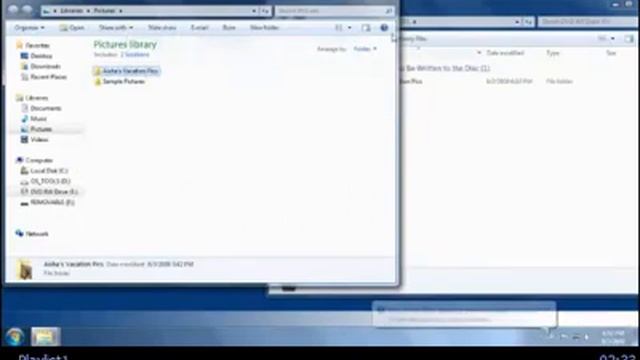 Record Files to CD in Windows 7 смотреть онлайн