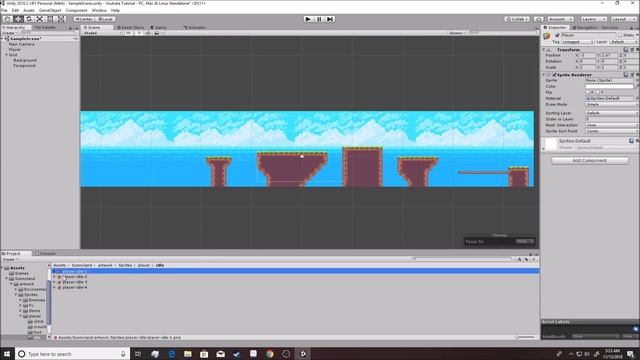 Unity 2018 - Platformer Tutorial 04: Player Sprite смотреть онлайн