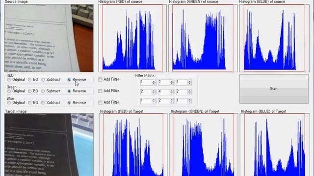 Example of Histogram Equalization and Gaussian filter (filter matrix) смотреть онлайн