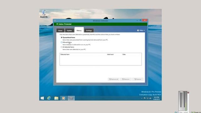 How to configure Windows Defender in Windows 8.1 смотреть онлайн