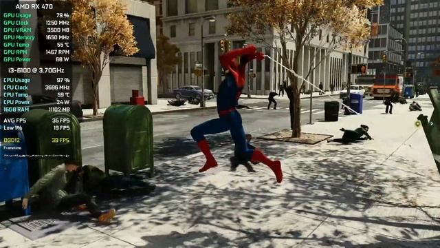 Marvel’s Spider-Man Remastered - RX 470 - i3 6100 - 16GB RAM - All Settings Tested смотреть онлайн
