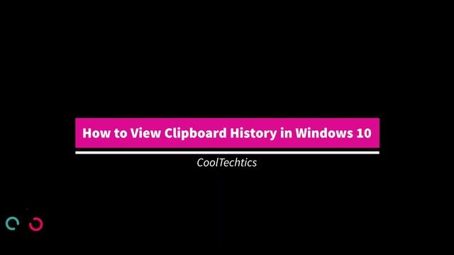 How to Enable and Use Clipboard History on Windows 10 смотреть онлайн