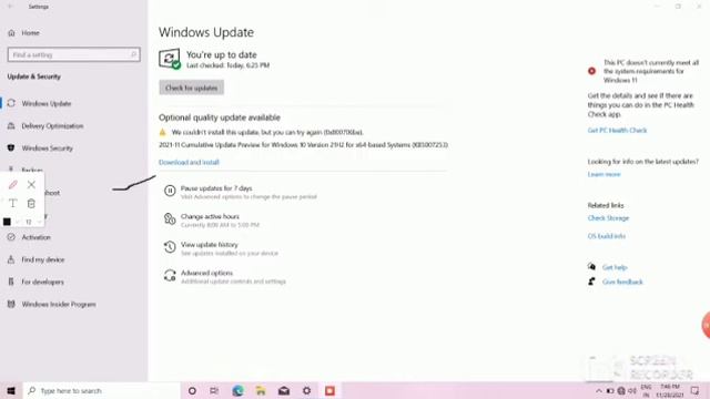 Cumulative Update Preview for Windows 10 Version 21H2 for x64-based Systems (KB5007253). смотреть онлайн