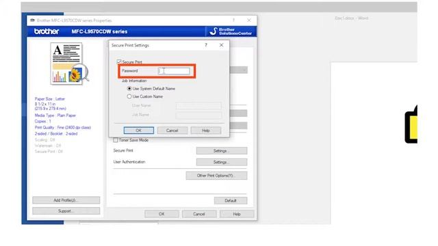Use Secure Print to ensure confidential documents don't print until you release them | Brother смотреть онлайн