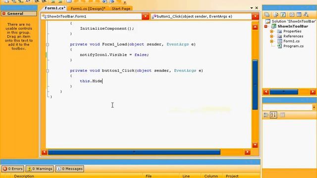 [Window form C#] - How to use NotifyIcon? смотреть онлайн