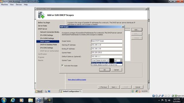 Configuring DHCP on Windows Server 2008 смотреть онлайн