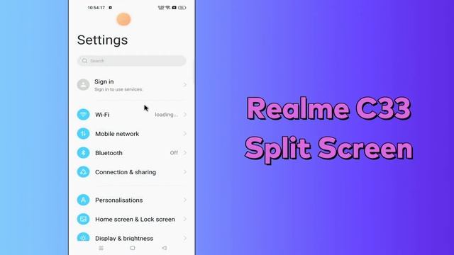 How to use Realme C33 Split Screen / Dual Screen смотреть онлайн