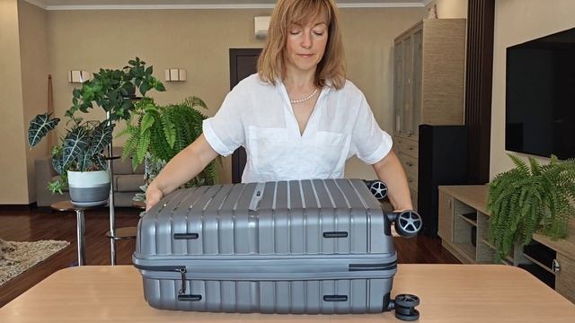 Чемодан Polar P0007 GRAY 24 смотреть онлайн