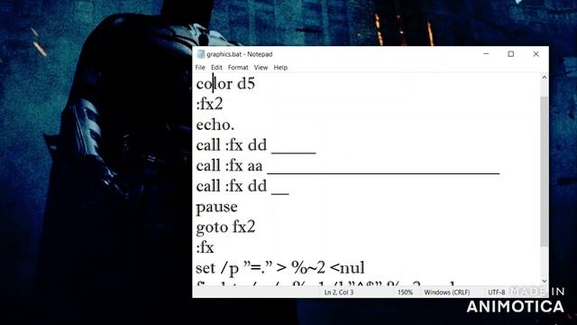How to create Animations or Motion Graphics 🏠 📦 🚗with Batch Script Command Lines ! |Tutorial Part смотреть онлайн