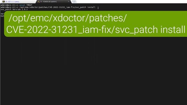 Fix ECS 3.5 & 3.6 Security Vulnerability CVE-2022-31231 смотреть онлайн