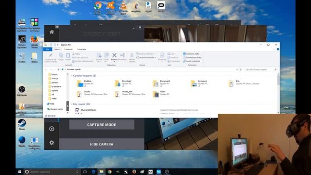 Mudra Mouse allows Big Screen Virtual Reality Desktop Control, using Leap Motion Orion and Oculus смотреть онлайн