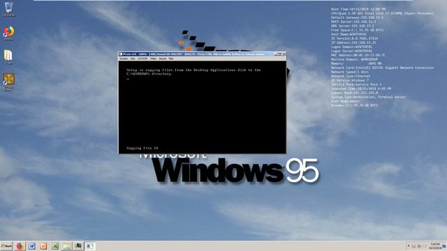 Installing MS-DOS 3.31 and Windows 1 on PCem смотреть онлайн