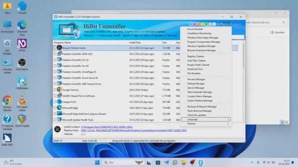 Hibit Uninstaller anlatımı