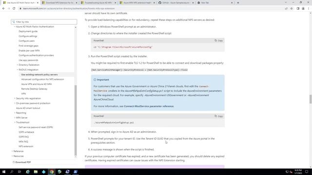 Azure - MFA for NPS смотреть онлайн