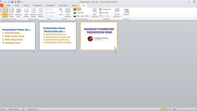 PowerPoint Presentation Views in Hindi Language | Diffrent Views of PowerPoint смотреть онлайн