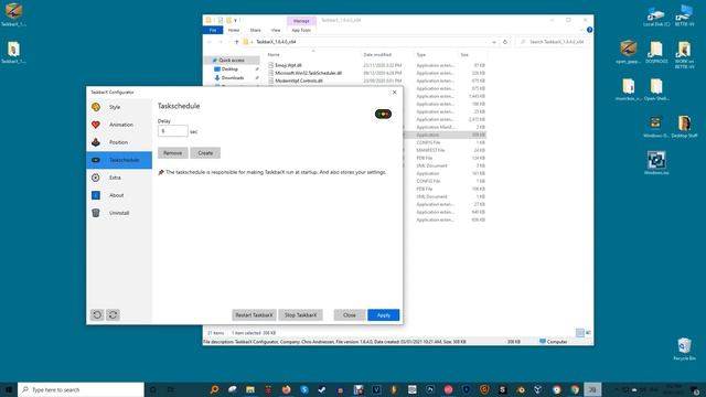 Customize your Windows 10 Taskbar with TaskbarX смотреть онлайн