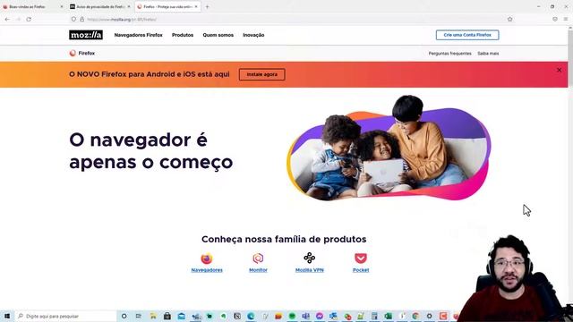 Baixando, instalando e configurando seu navegador Mozilla Firefox para Windows смотреть онлайн