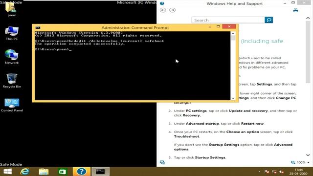 WAYS TO EXIT FROM SAFEMODE IN WINDOWS OS. CMD PROMPT & MSCONFIG FOR EXITING FROM SAFEMODE IN WINS. смотреть онлайн