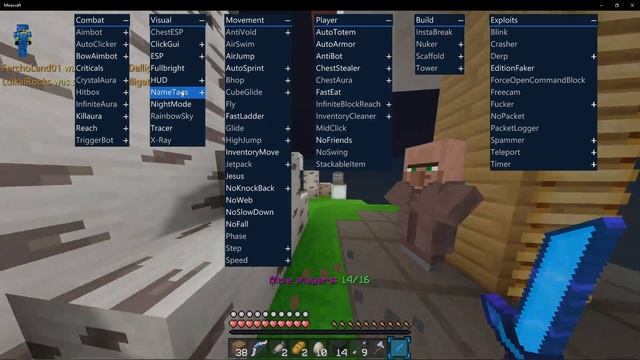 Abusing CubeGlide with Horion Beta Edition | Minecraft Windows 10 edition hacking смотреть онлайн
