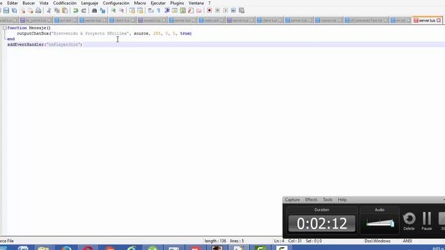 Como Hacer un Script Sencillo MTA-SA смотреть онлайн