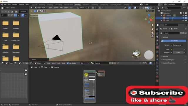 HOW TO CREATE  FOG In BLENDER 3.1.2 #Blender #3DAnimation #3D #fogblender #tutorial