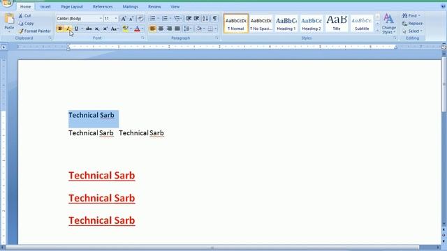 ms word 2007 tutorial in hindi | basics of ms word | MS Word in Hindi | #technicalsarb смотреть онлайн