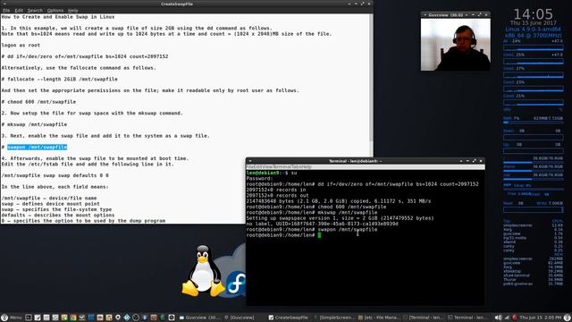 How to Create a Linux Swap File instead of a Swap Partition смотреть онлайн
