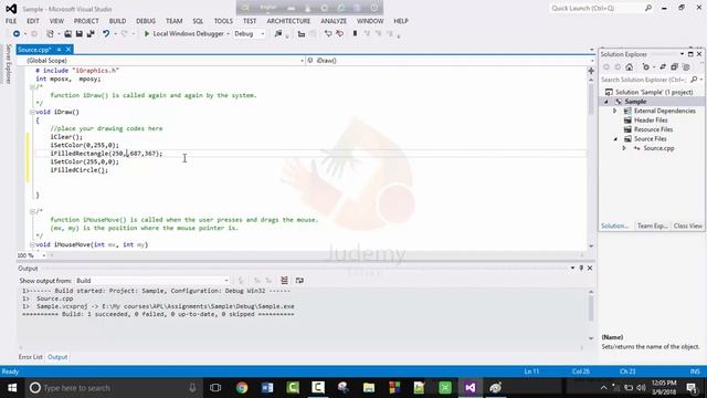 iGraphics - Drawing the Flag of Bangladesh - Judemy Bangla смотреть онлайн