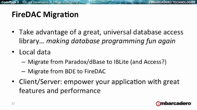 Modernizing C++ VCL Applications смотреть онлайн