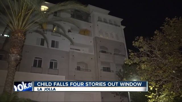 Child falls out four-story high window in La Jolla смотреть онлайн