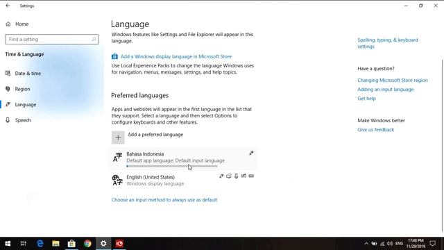 Cara instal bahasa indonesia di laptop windows 10 terbaru смотреть онлайн