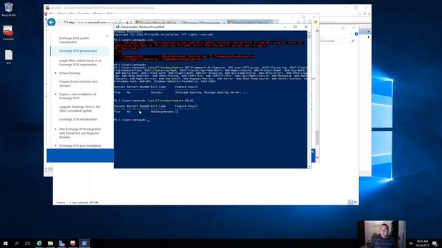 [WINDOWS] - #65 Microsoft Exchange 2016 su Windows Server 2016 смотреть онлайн