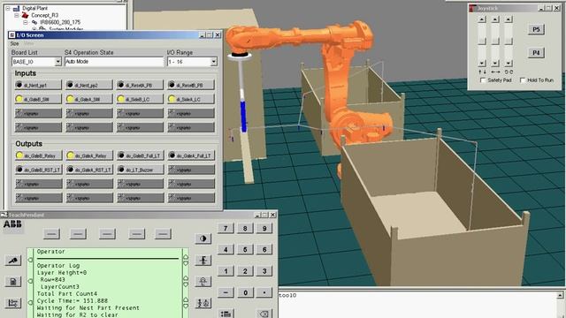 ABB Robot Studio simulation смотреть онлайн
