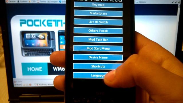 HTC HD2 Running Windows Phone 7.8 OS 7.10.8862.144 (pdaimatejam ROM v8.9) смотреть онлайн