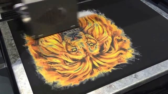 Ricoh Head T shirt Printer GJ5625 Textile Fabric Printer смотреть онлайн