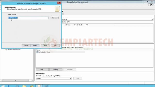 Backup and Restore Group Policy Objects in Windows Server 2012 R2 смотреть онлайн