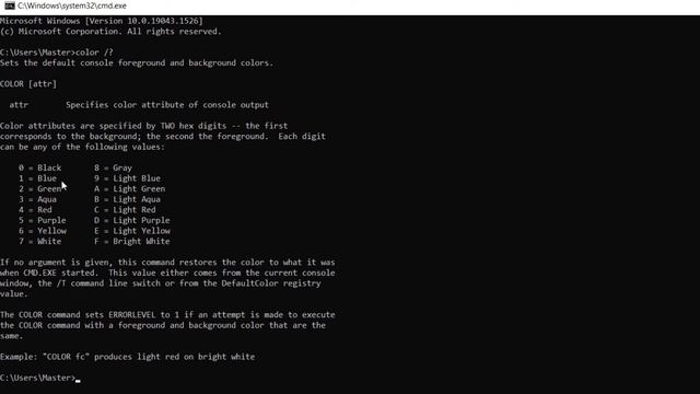 09. Windows CMD Tutorial: How to change text color | Change text color in CMD (METHOD-2) смотреть онлайн