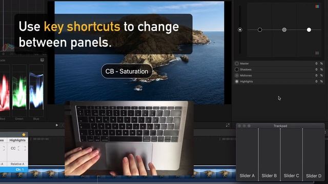 Controlling Color Boards in Final Cut Pro X with a Trackpad & CommandPost - AudioSwift смотреть онлайн