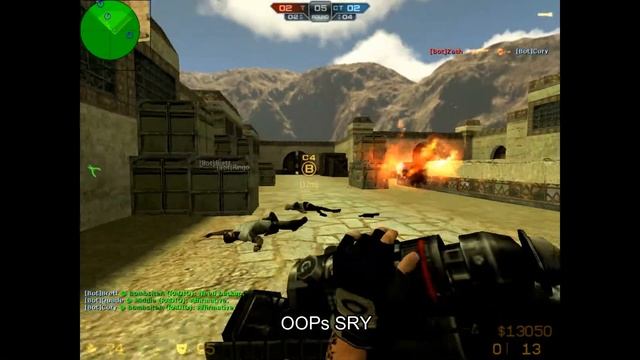 Counter Strike Ultimate V2 - Play Like Suc* ! at de_dust with 11 normal bot (Part 1) смотреть онлайн