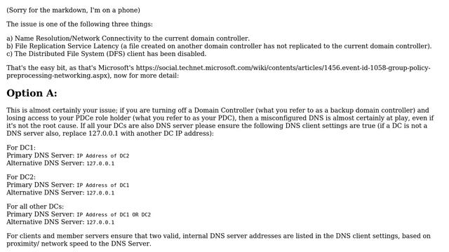 DevOps & SysAdmins: Group Policy Preprocessing Error (ID: 1058) (2 Solutions!!) смотреть онлайн