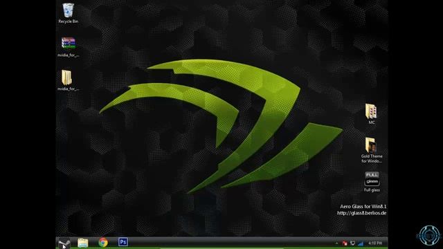 Nvidia theme for Windows 8.1 смотреть онлайн