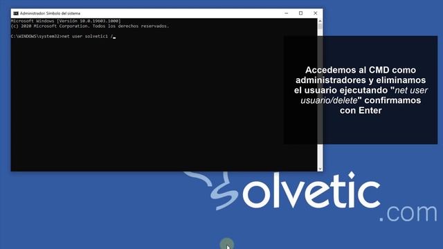 ❌ Cómo ELIMINAR USUARIO en Windows 10 CMD смотреть онлайн