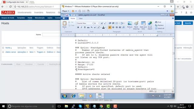 [ Agent Zabbix 3.2 ] Instalação e Configuração do Agent Zabbix em Ambiente Windows смотреть онлайн