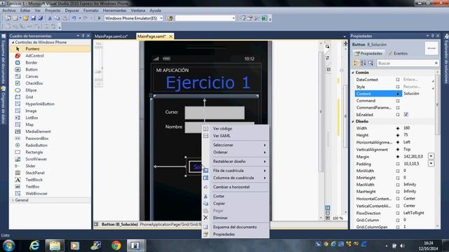 Ejemplo 1ª aplicación en Windows Phone SDK 7.1 смотреть онлайн