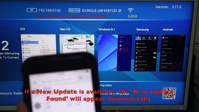 How to update your Wifi HDMI Dongle (Mirrorlink) unit смотреть онлайн
