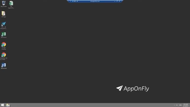 How to upload and download files from your computer to AppOnFly смотреть онлайн